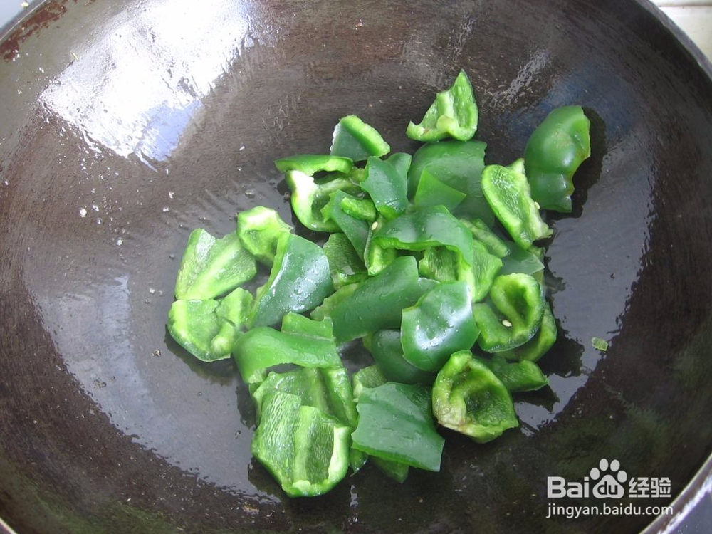 青椒炒鸡蛋的做法