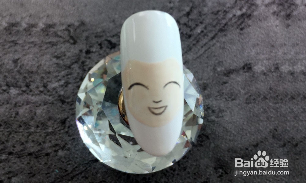 美甲教学:美甲世界杯 C罗 的步骤