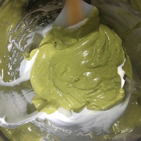 抹茶拉花杯子戚风