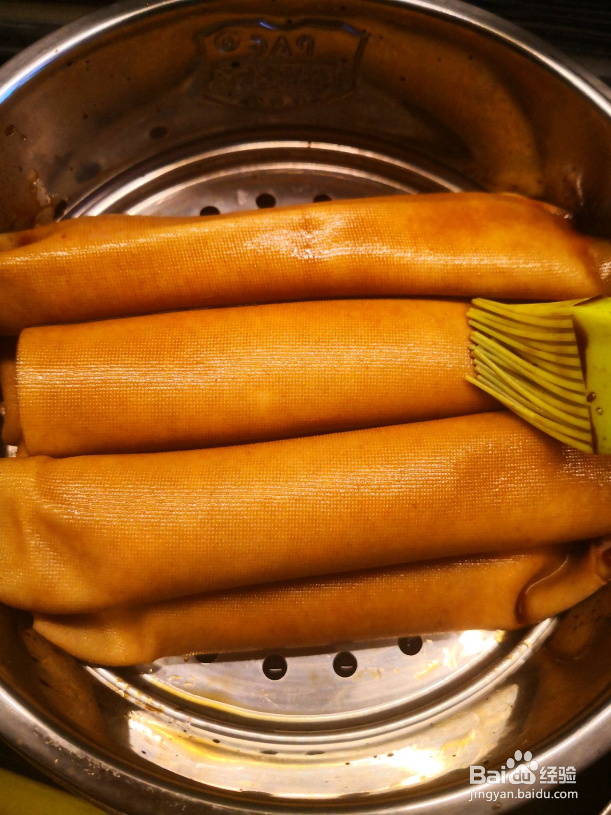 健康易做豆皮香肠的做法