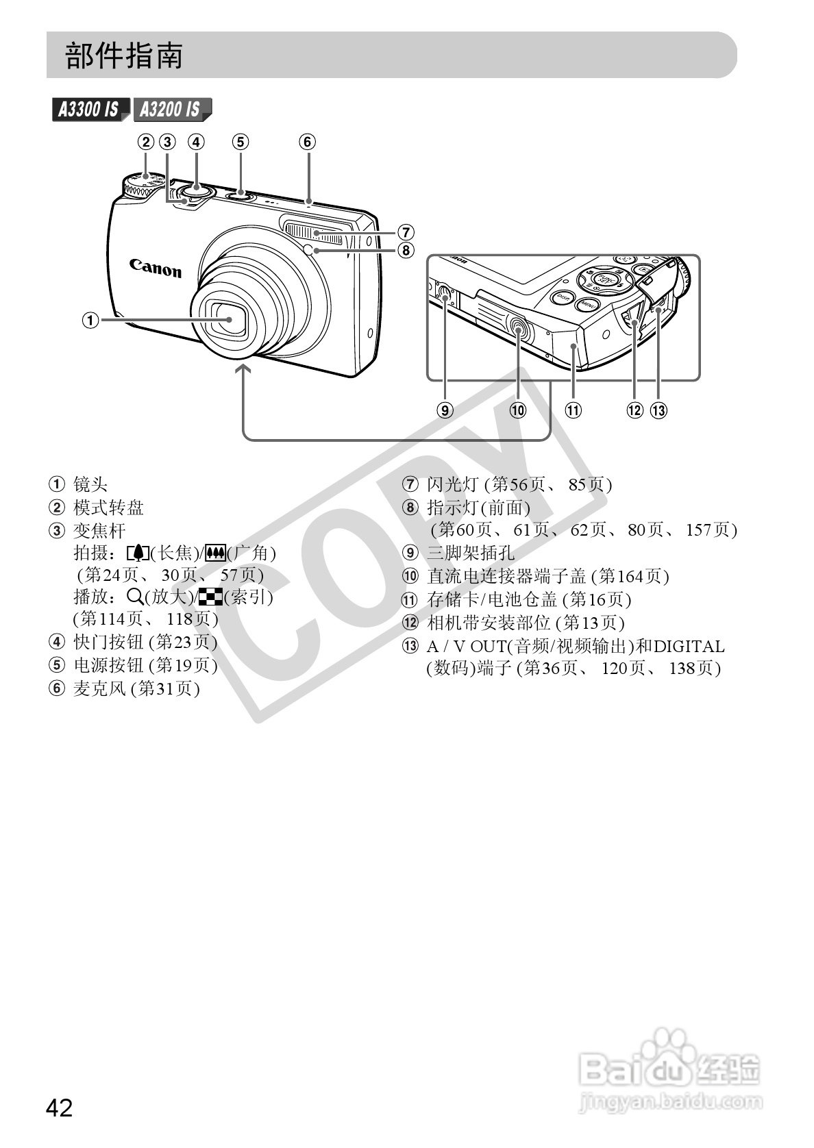 佳能PowerShot A2200相机使用说明书:[5]