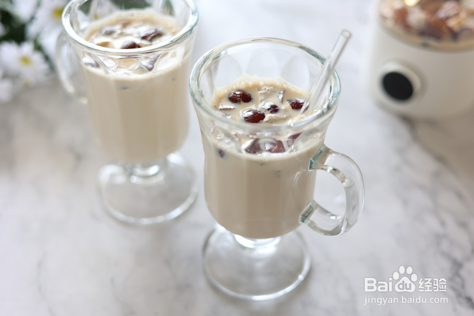 无糖红枣桂圆奶茶的做法