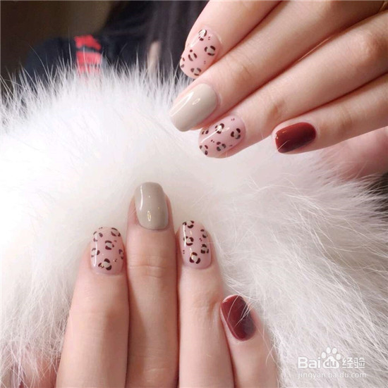 秋季韩式美甲图片