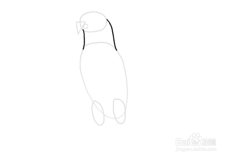 如何画卡通老鹰