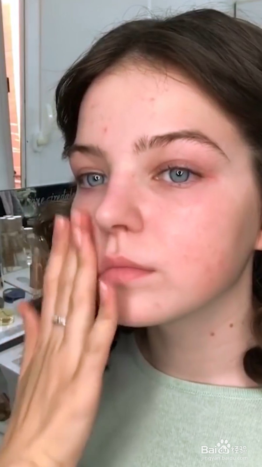 欧美混血妆容,精致的像一个洋娃娃