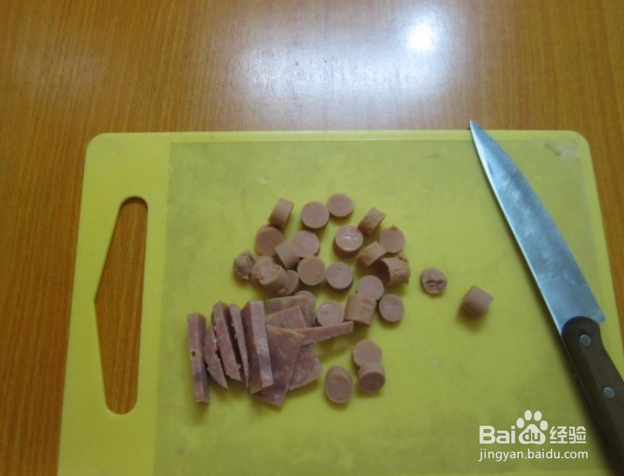 火腿鸡蛋方便面的做法