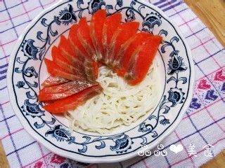 快手营养早餐面——三文鱼蛋花面