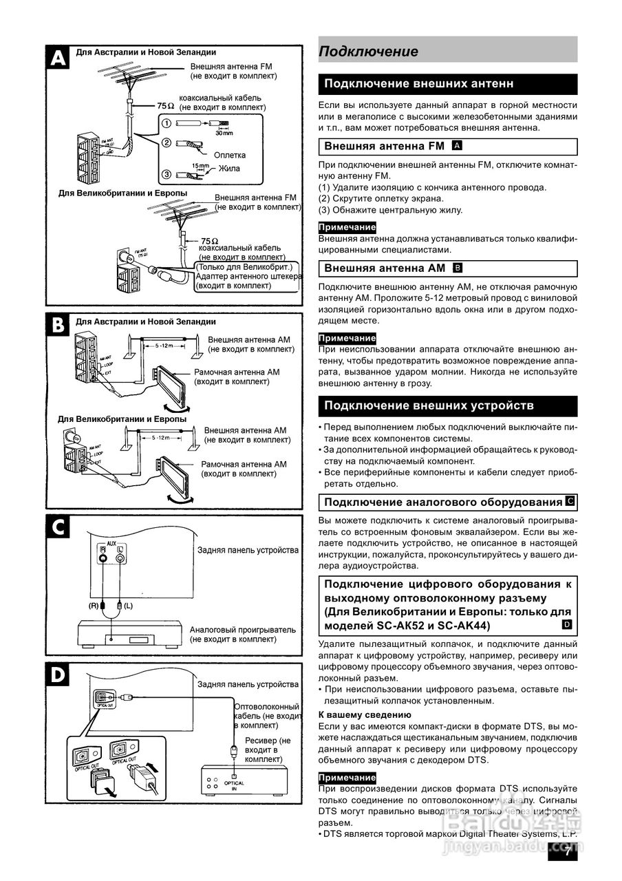 Panasonic SC-AK52/AK44/_AK22录音机说明书:[1]