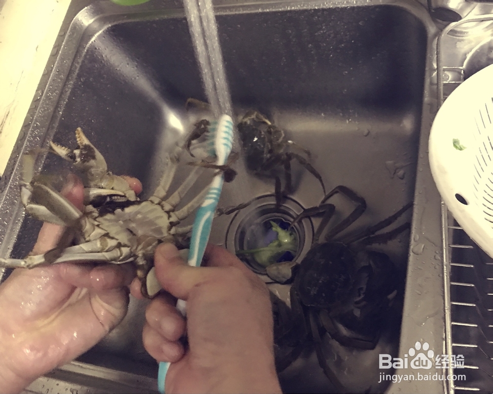 海鲜美食-经典淮扬菜之红烧大闸蟹的做?