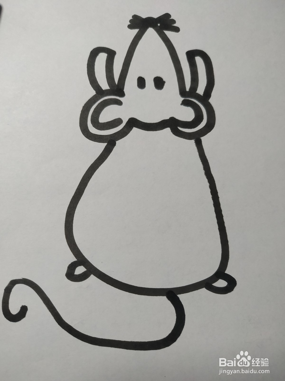 老鼠简笔画技法39