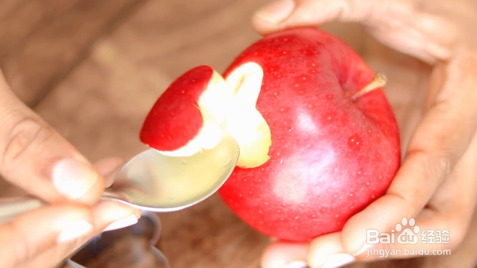 青苹果心搭配红苹果心，给你不一样的视觉体验