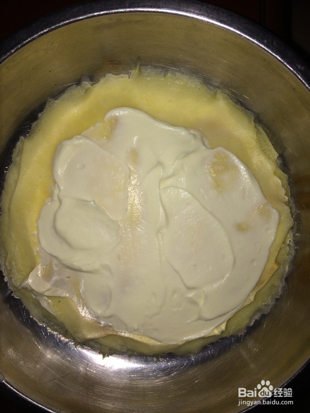 芒果千层蛋糕的做法