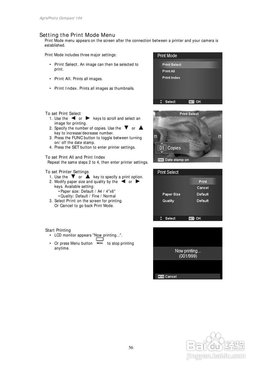 爱克发AgfaPhoto Compact 104数码相机使用说明书:[6]