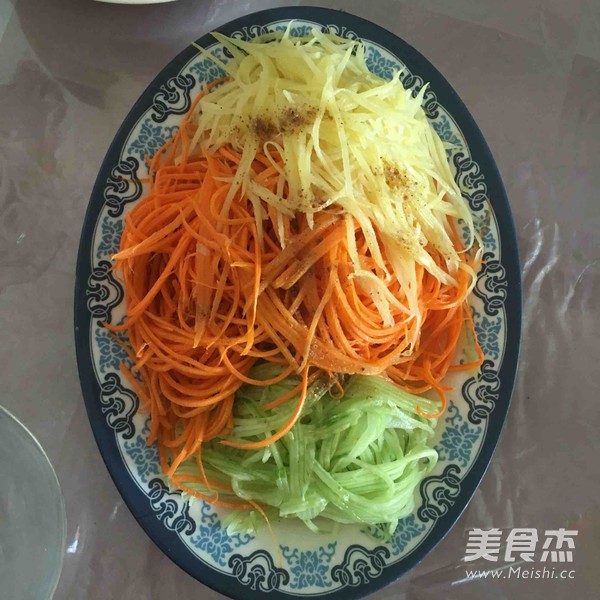 凉拌三丝的做法