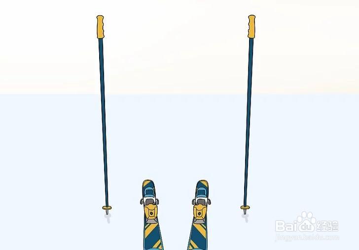 滑雪板怎么穿图解