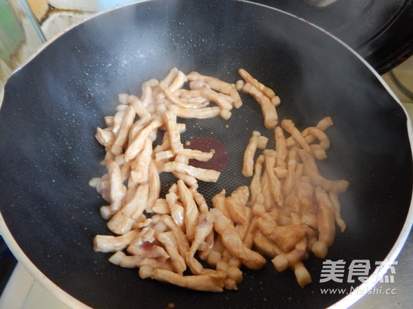 青椒杏鲍菇炒肉丝