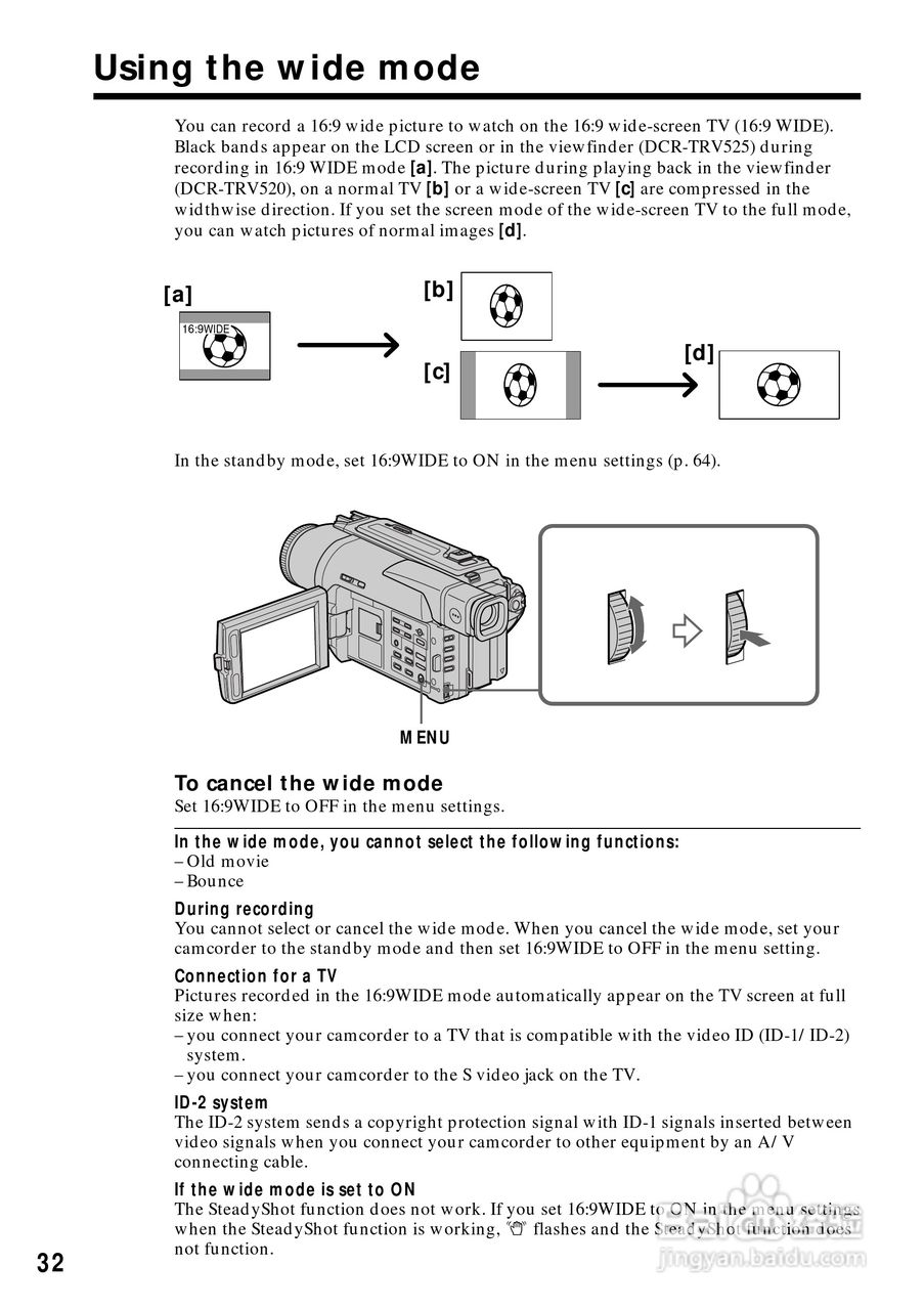索尼DCR-TRV520数码摄像机说明书:[4]