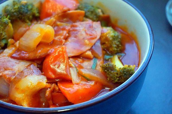 红烩番茄培根咖喱