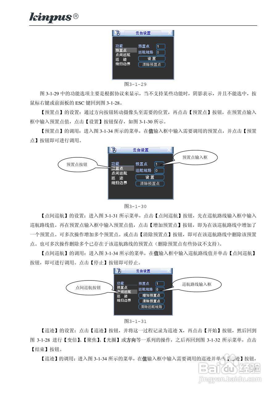 佳镨斯KP-CN11xx系列嵌入式硬盘录像机使用说明书:[4]