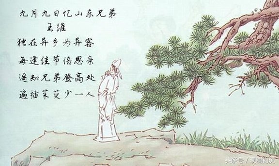 独在异乡为异客，每逢佳节倍思亲。遥知兄弟登高处，遍插茱萸少一人。是什么意思