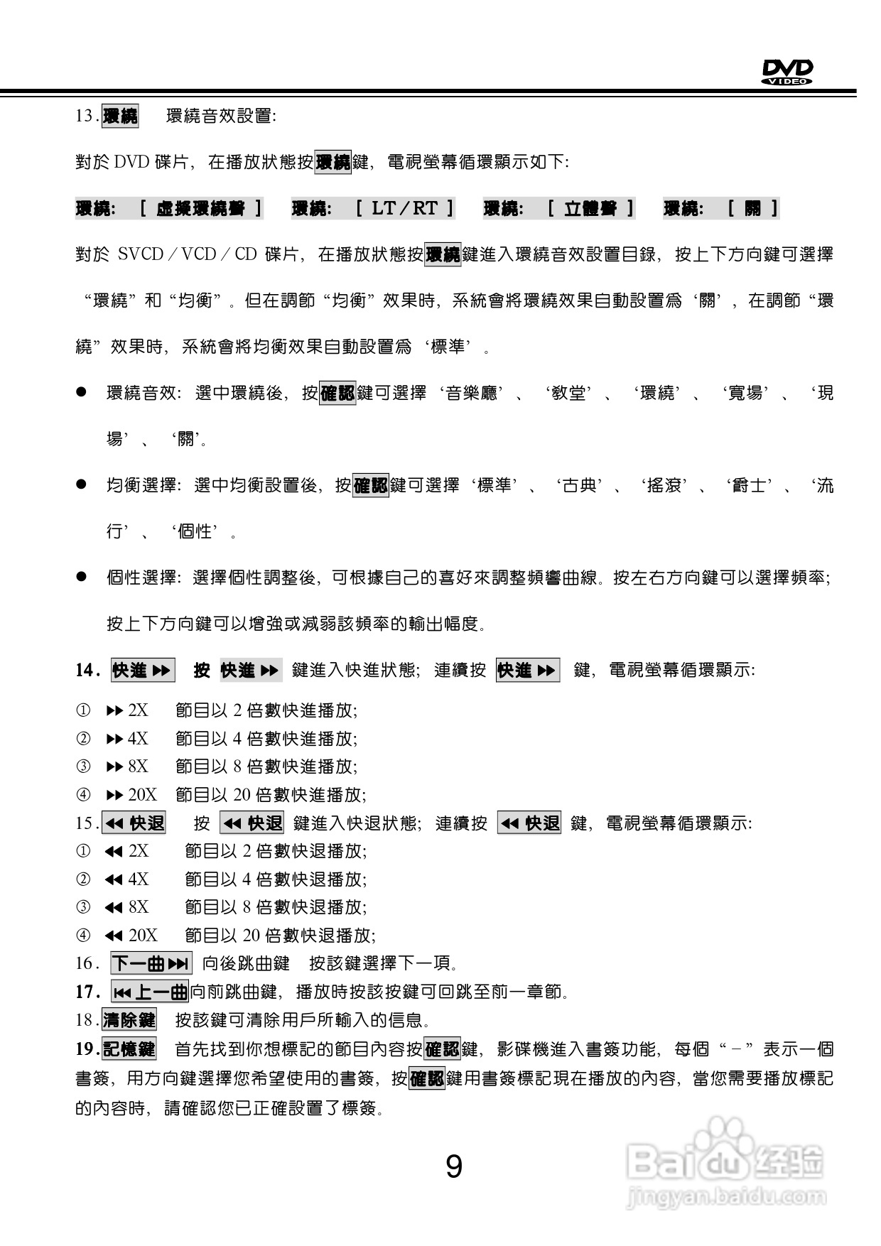 歌林KVD-788PK型数位影音光碟机说明书:[1]