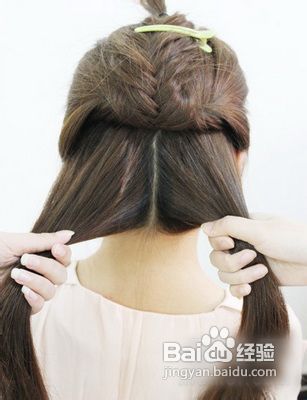超美鱼骨辫的编法图解让男人对你目不转睛