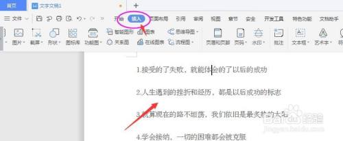 在WPS文档中如何更改插入页码的样式