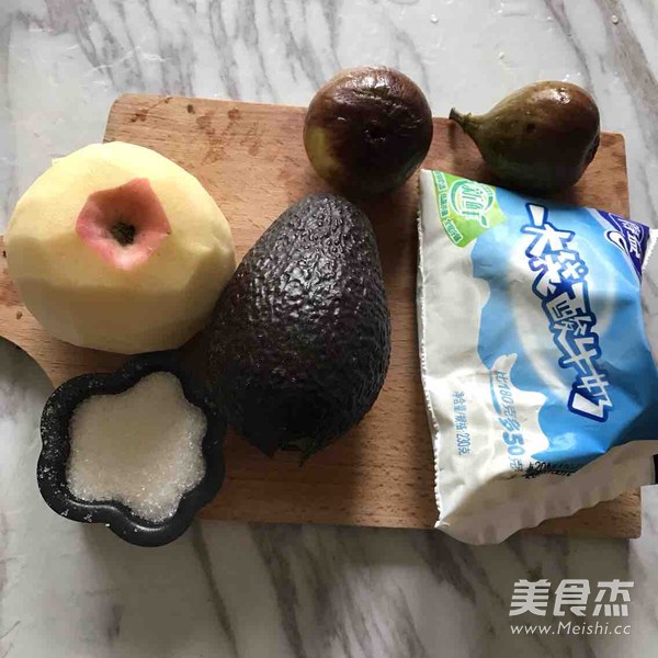 牛油果苹果奶昔