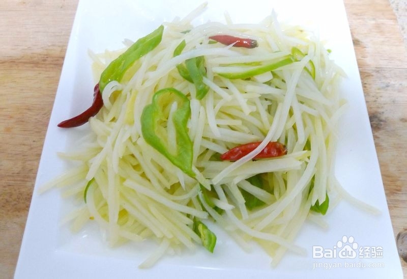 青椒土豆丝的简便做法