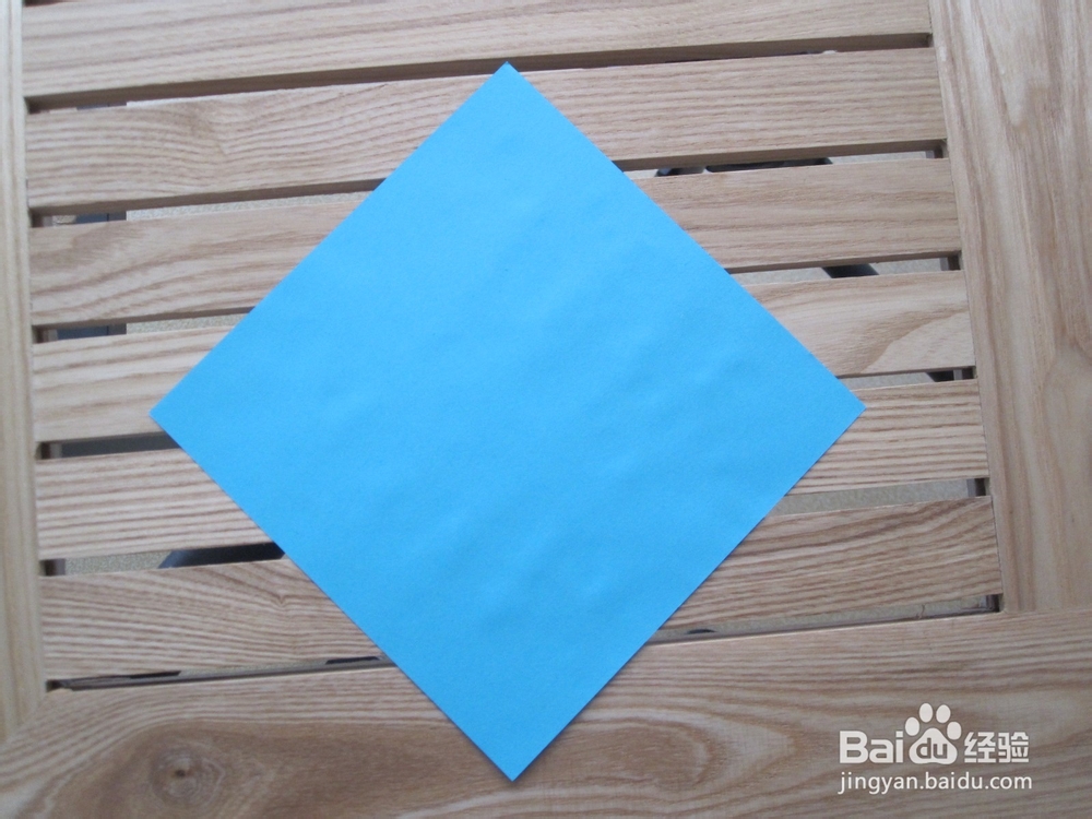 彩色八角星的折法