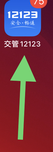 在交警12123中如何进行搜索操作?