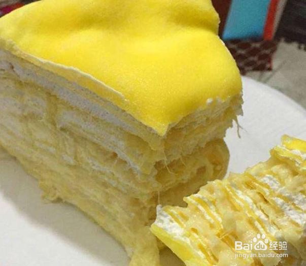 家庭版榴莲千层,做法简单