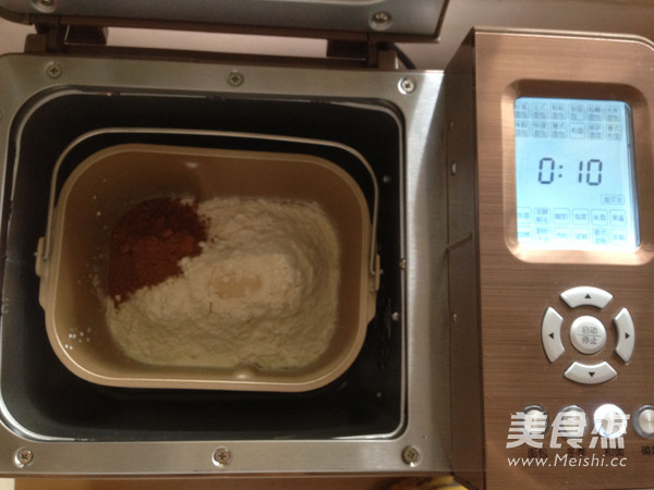 可可味淡奶油面包