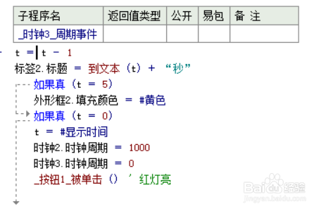 易语言实例——制作简易红绿灯控制