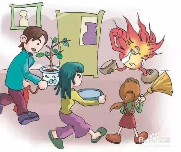 酒精灭火正确方法