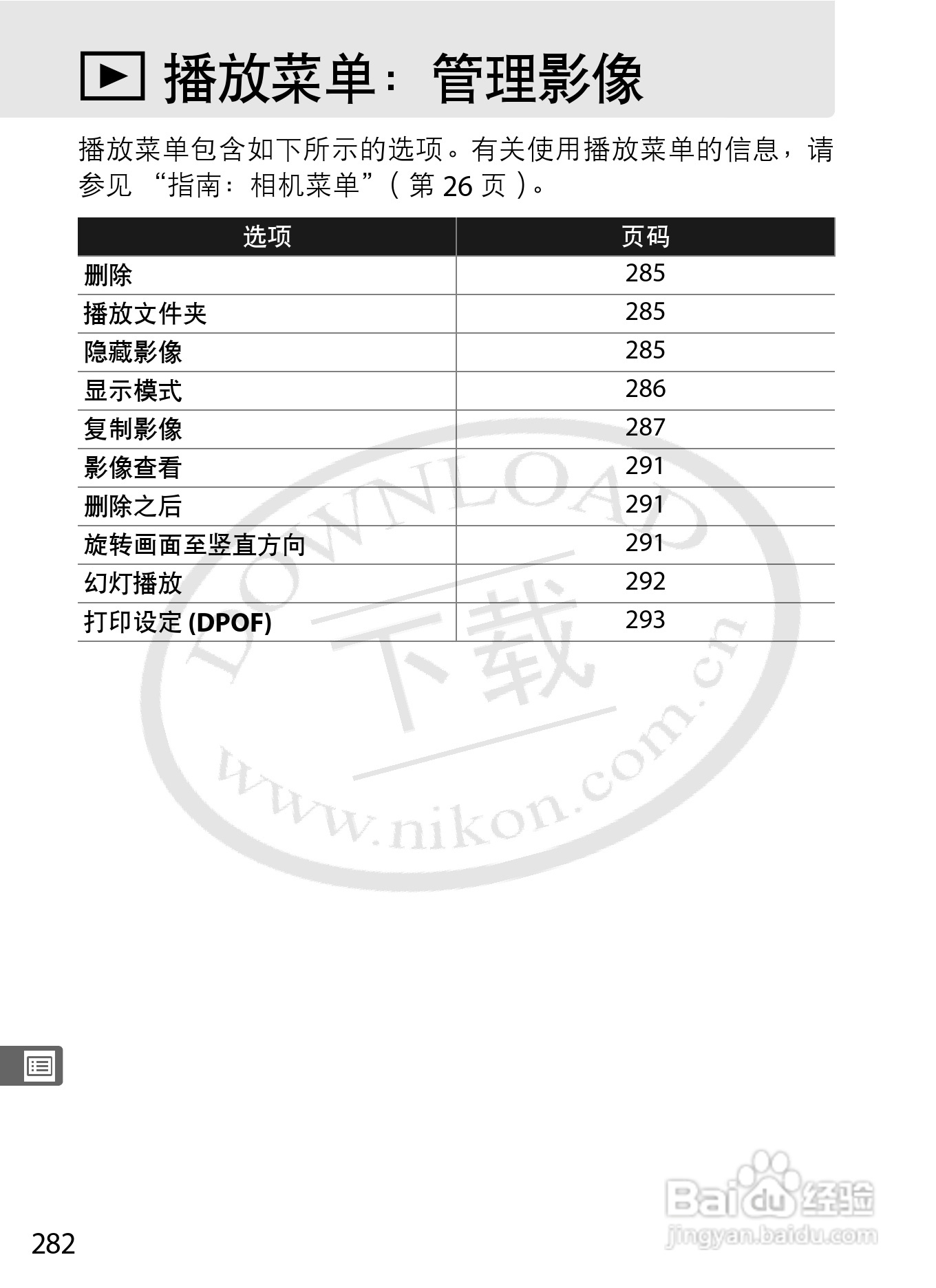 尼康D3数码相机使用说明书:[31]