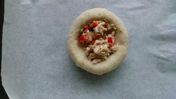 三文鱼夹心粗粮饼