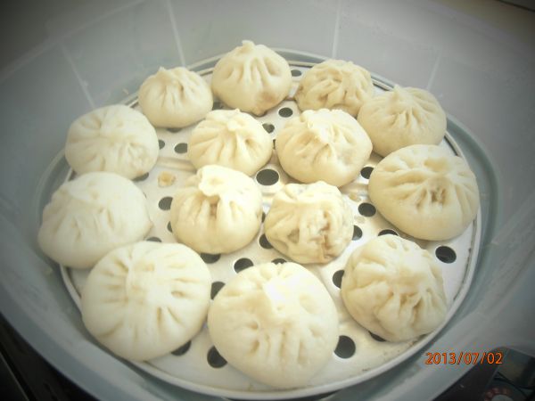 豆角猪肉馅包子