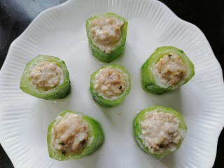 黄瓜酿肉的做法,美味又可口