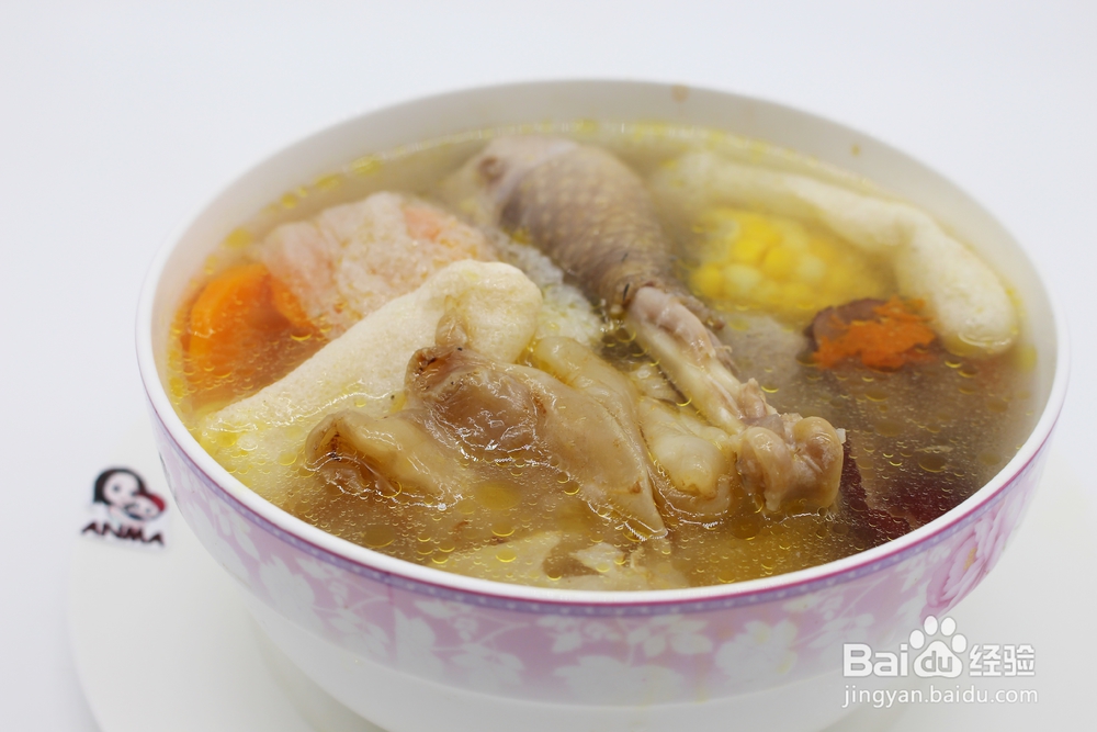 妈妈教我做的竹荪花胶珍珠鸡汤