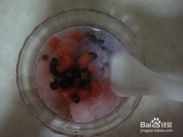 如何全手工自制微夏私语奶茶(红豆冰沙)