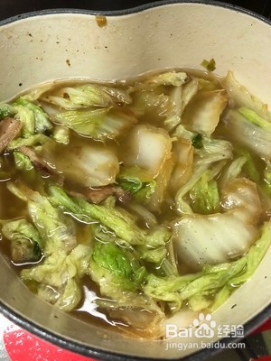 大白菜炖冻豆腐