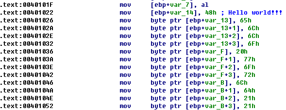 IDA Pro栈字符串识别插件