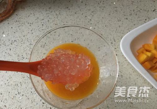 芒果西米露的做法