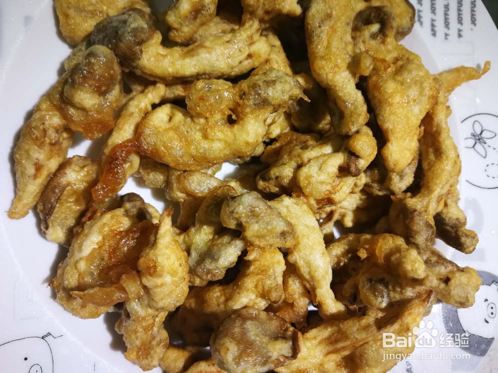 香气浓郁的椒盐蘑菇