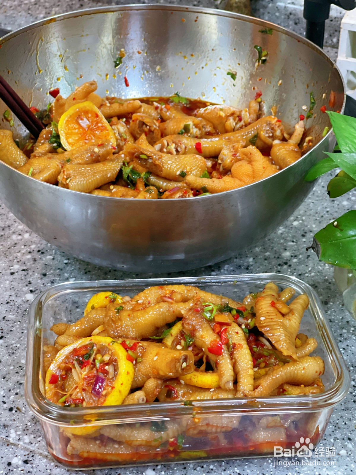 凉拌柠檬凤爪的做法