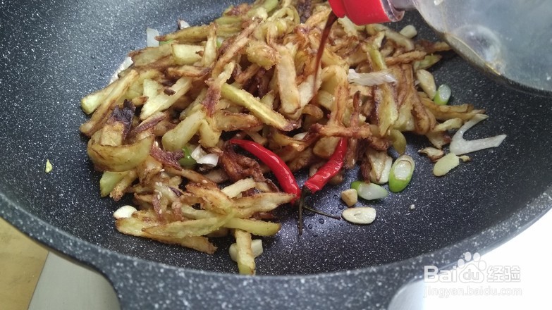 教你做干煸茄子丝