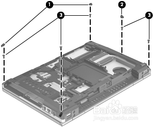 惠普2570p拆机教程