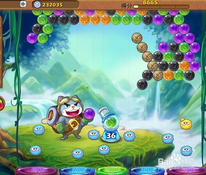 开心泡泡猫攻略第十九关