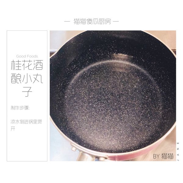 桂花酒酿小丸子